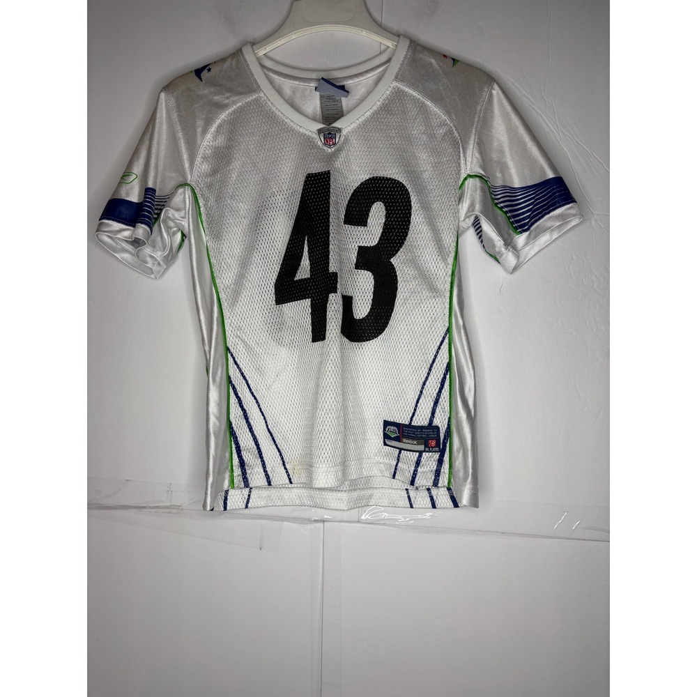 Womens Reebok‎ Troy Polamalu Pittsburgh Steelers Super Bowl XLIII Jersey White M